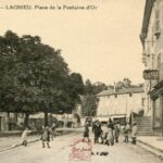 Lagnieu - Place de la fontaine d'or