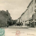 Lagnieu - Le rue des cafés