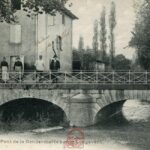 Meximieux - Pont de la gendarmerie sur le Longevent