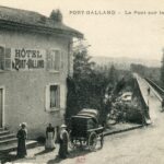 Port Galland- Le Pont sur la rivière d'Ain