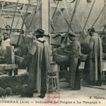 Oyonnax - Industrie du peigne - Le ponçage