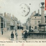 Fere en Tardenois - La place de marché er rue des Marchands