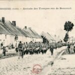 Sissonne - Rue de Boncourt - arrivée des troupes