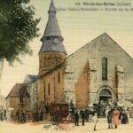 Neris les Bains - Sortie de la Messe