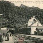 Monthermé - Château Regnault Bogny - La gare et le Tunnel