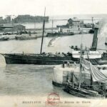 Honfleur - Départ du bateau du Havre