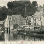 Dinan - La Rance- Départ du Bateau de St malo