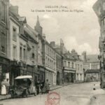Gaillon - La Grande Rue près la Place de l'Eglise