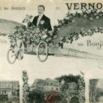 Vernon - Passant au dessus de Vernon - Un bonjour
