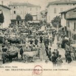 Beaurepaire - Marché aux bestiaux