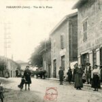 Faramans - Vue de la place