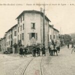La côte St andré - Rte de Beaurepaire et Rte de Lyon