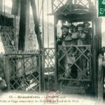 Grand Croix - La Haute Cappe- Puits et Cage descendant les hommes au fond de la mine