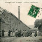 Maclas- Route de Veranne- Entrée de l 'Usine Soutrenon