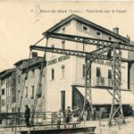 Rive de Gier- pont Levis sur le canal