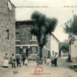 St Denis sur Coise - Place de l'église