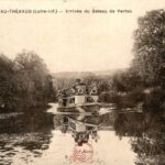 Château Thebaud - Arrivée du bâteau de Vertou