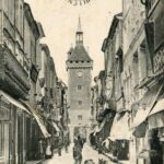Villeneuve le Lot - Rue et Tour de Paris