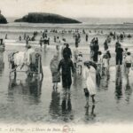 Biarritz- La Plage- L' Heure du Bain