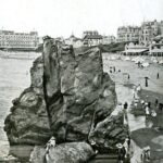 Biarritz - Grande plage, rocher aux enfants