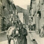 Barèges - La mère aux ânes avec Paulette