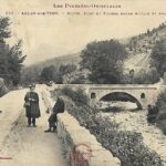 Arles sur Tech - Route, pont et Tunnel entre Amélie et Arles