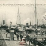 St Nazaire - Quai du commerce -Le Contre torpilleur Epieu