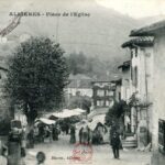 Allières - Place de l'église
