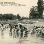 Chères (les) - Laveuses au bord de l'Azergues