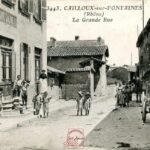 Cailloux sur Fontaine - La grande rue