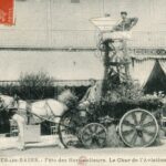 Charbonnières les Bains - Fêtes des Horticulteurs- Le char de l'aviation au Casino