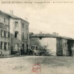 Haute Rivoire - Grande place- Arret de l'Autobus