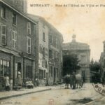 Mornant- Rue de l'Hôtel de ville et place de la Mairie