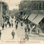 Oullins - Rue de la gare à la sortie des ateliers