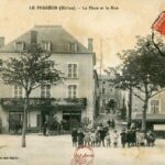 Perreon - Rue des écoles et la place