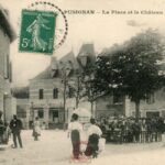 Pusignan - La place et le château