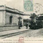 Salles - La gare du CFB