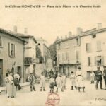 St Cyr au Mont d'Or - Place de la mairie et charrière froide