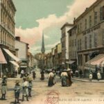 Villefranche sur Saône - Rue Nationale (couleur)