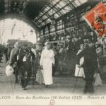 Gare des Brotteaux Juillet 1915- Blessés et Infirmières