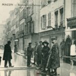 Macon - Inondations Janvier 1910 Rue Cannot