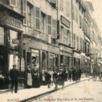 Macon - La Salle des dépêches et la rue Carnot