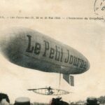 Macon- Les fêtes des 29 30 et 31 Mai 1909 L'Ascension du Dirigeable