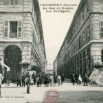 Chambéry - Rue de Boigne- Les Portiques
