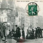 Crue de la Seine - Vue sur la rue de Lyon