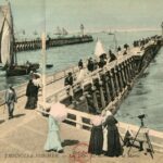 Trouville sur Mer - Les jetées au moment de la marée