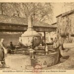 Beaumes les Venise - La lavoir et la fontaine romaine