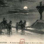 Noirmoutier - A marée basse, le passage du Goa relie l 'Ile la France