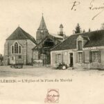 St Valérien - Eglise et la place du marché
