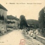 Noyers - Rue des Fossés- Montagne St Georges
